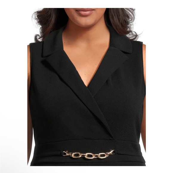 NO BOUNDARIES Womens Jumpsuit Size 3X 23-25 Juniors Sleeveless Black NWOT - Picture 4 of 8